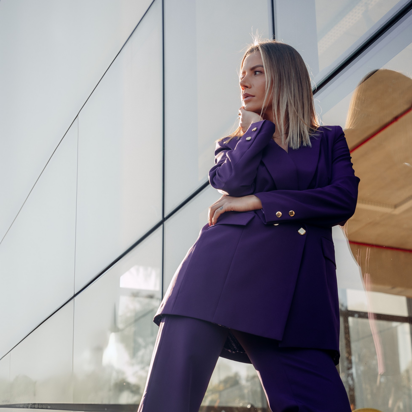 BLAZER ALFAIATARIA COM BOTÕES DOURADOS