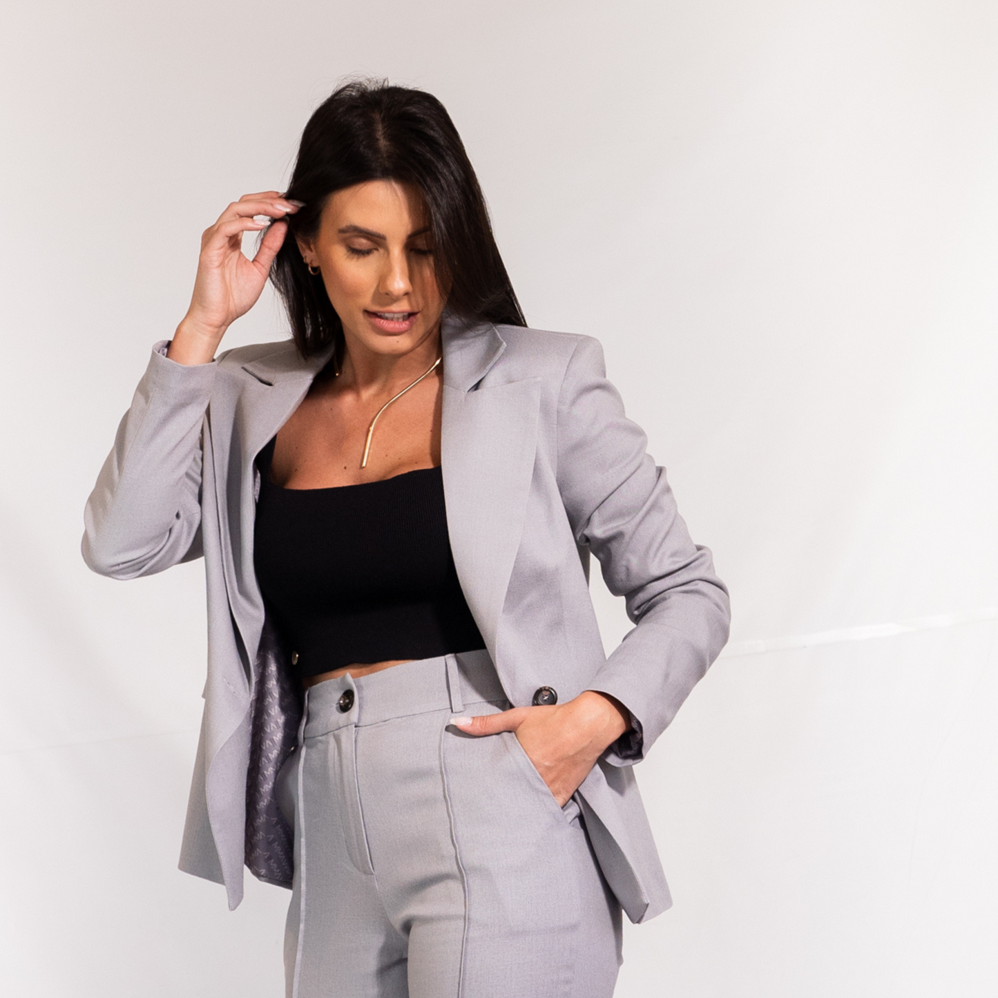 CROPPED EM TRICOT