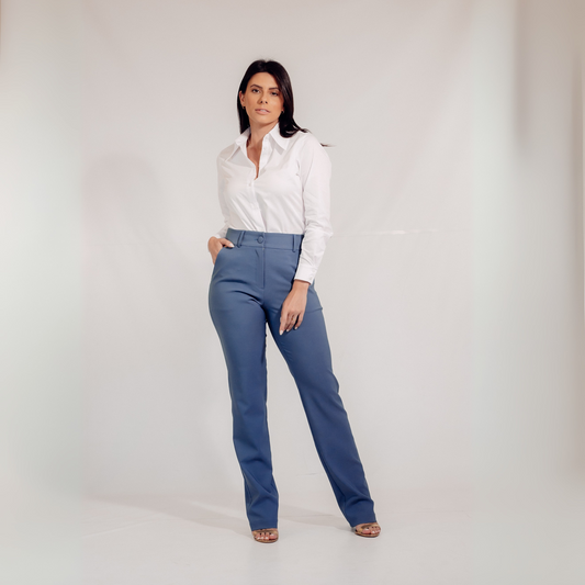 CALÇA RETA ALFAIATARIA