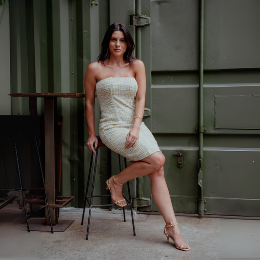 VESTIDO EM TWEED